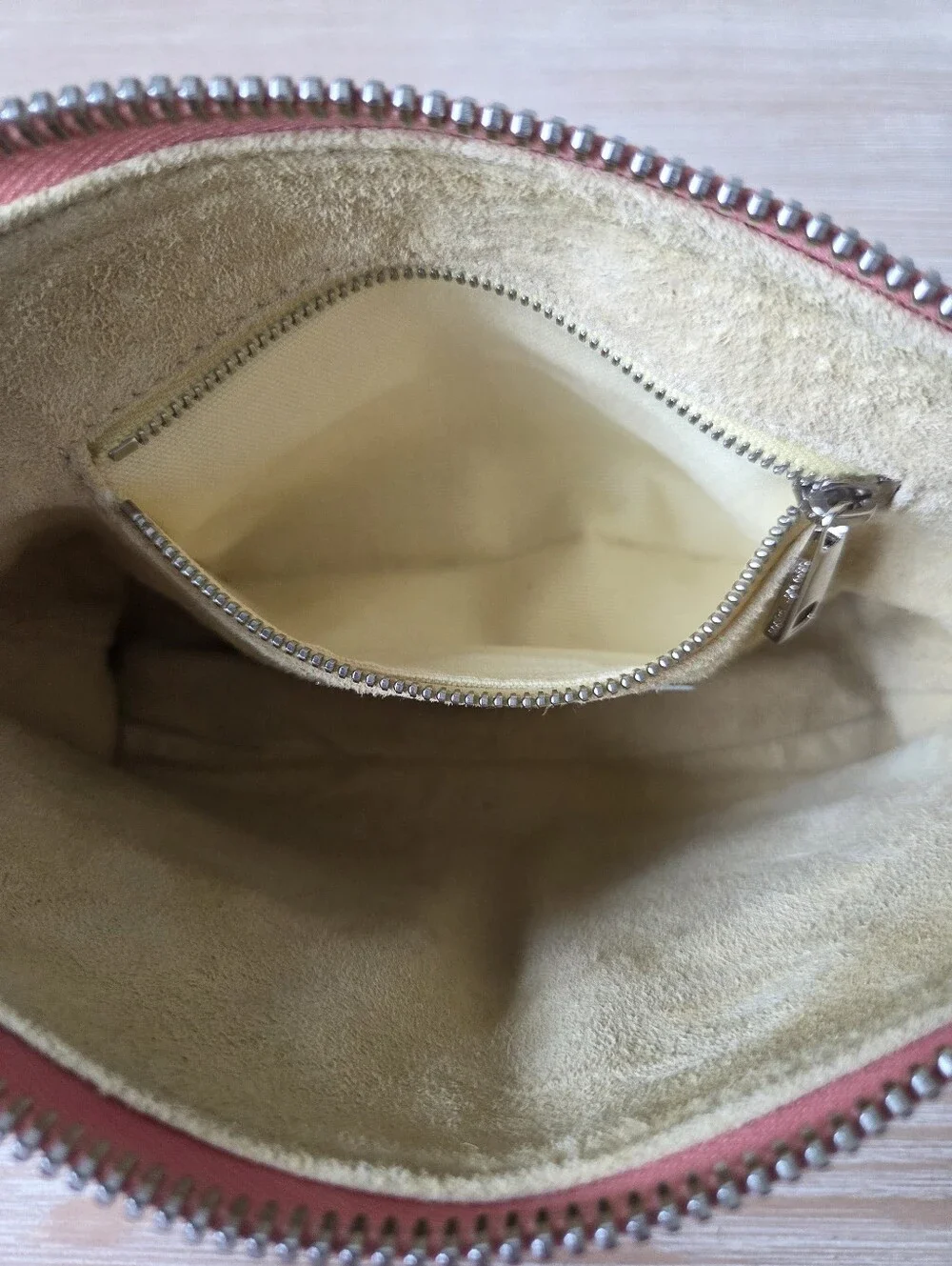 Vintage Y2K Marc Jacobs Coral Pink Leather Shoulder Bag Cargo Pocket Hobo Purse